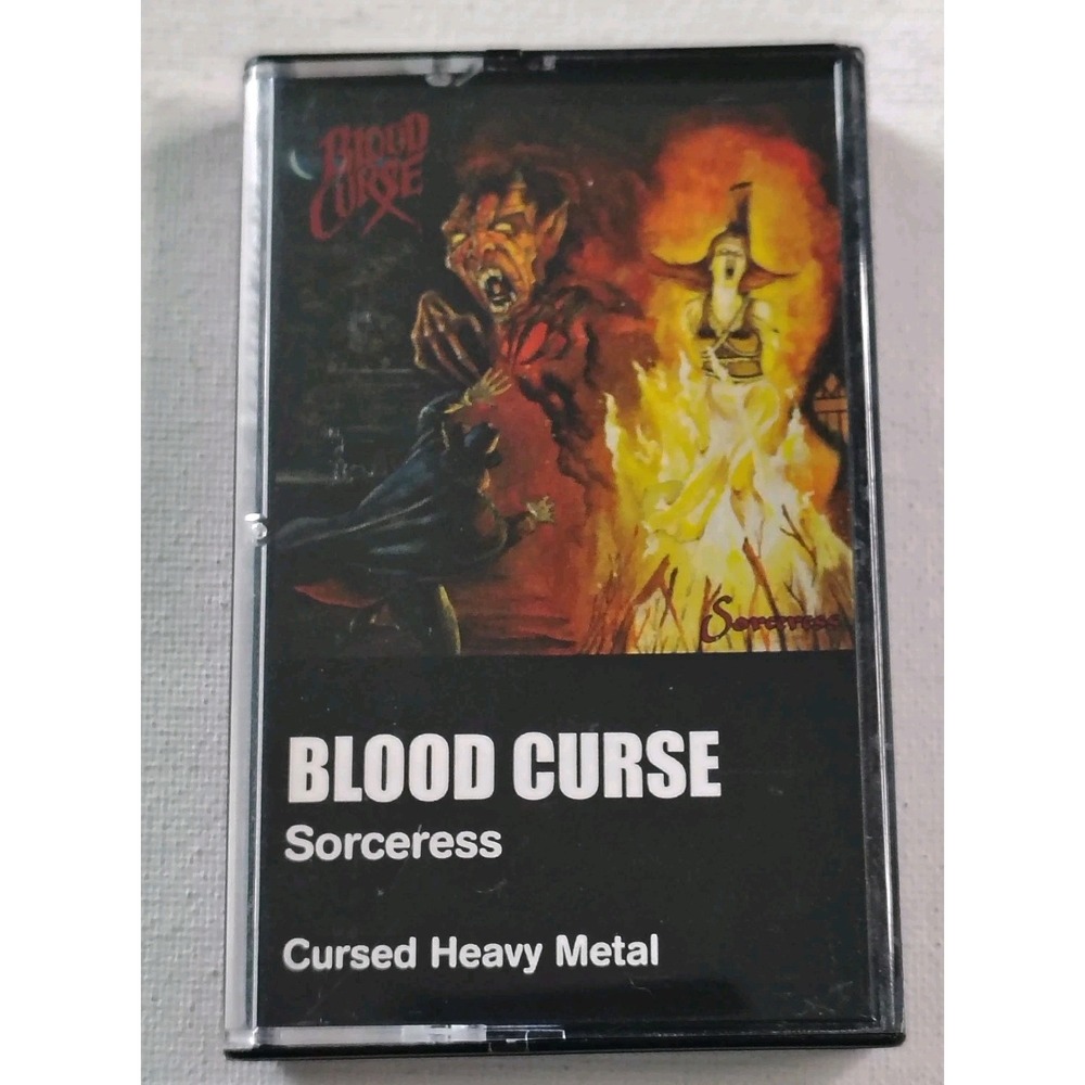 Blood Curse Sorceress Cassette Heavy Metal Angel Witch Cover
